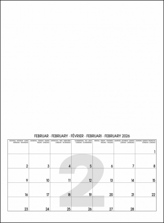 MINI WHITE BLANKOKALENDER DIY BASTEL SELBSTGESTALTEN